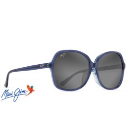Maui Jim Taro Asian Fit sunglasses with Navy with Light Blue Frame and  Neutral Grey Lens